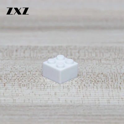 100 Pieces Brick 2 X 2 DIY Enlighten Toy Plastic Building Block Bricks For Kids 3003 Assembled Small Particles