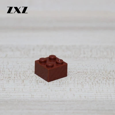 100 Pieces Brick 2 X 2 DIY Enlighten Toy Plastic Building Block Bricks For Kids 3003 Assembled Small Particles