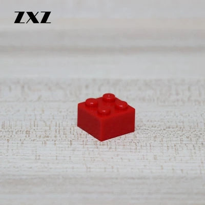 100 Pieces Brick 2 X 2 DIY Enlighten Toy Plastic Building Block Bricks For Kids 3003 Assembled Small Particles