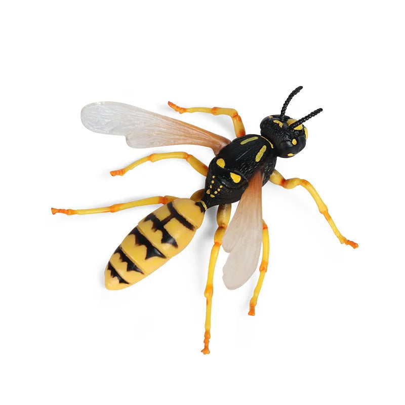 Simulation Animal Insect PVC ladybug Bee spider Model Action Figure Collection Miniature Cognition Educational Toys for Children