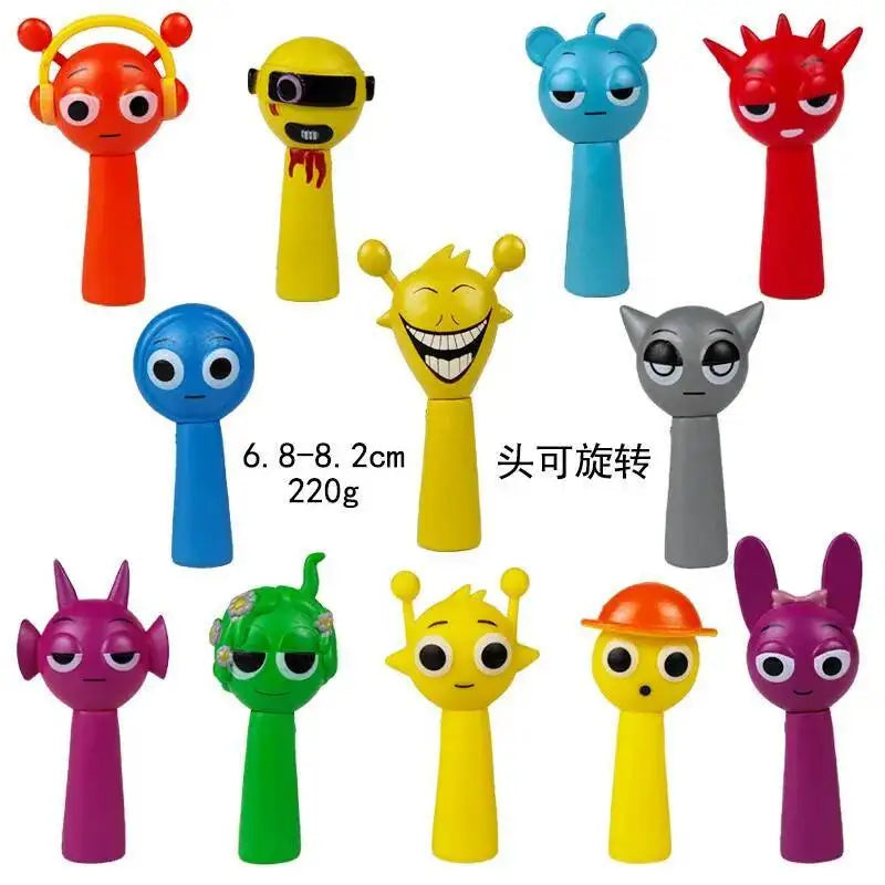 Sprunki Figures Sprunki Toy Figura Sprunki Figurines Oren Wenda Italian Brainrot Figure Toy Ornament Birthday Christmas Gift