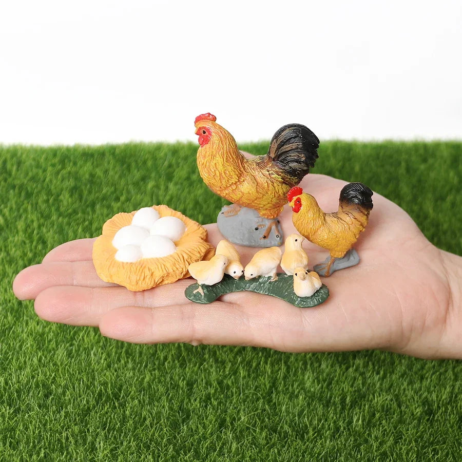 The life cycle Animals toys set Toy animals Figures Montessori Action Figure Kids Gifts Mini Figurine Plastic Insects Toys Games