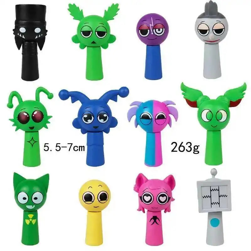 Sprunki Figures Sprunki Toy Figura Sprunki Figurines Oren Wenda Italian Brainrot Figure Toy Ornament Birthday Christmas Gift