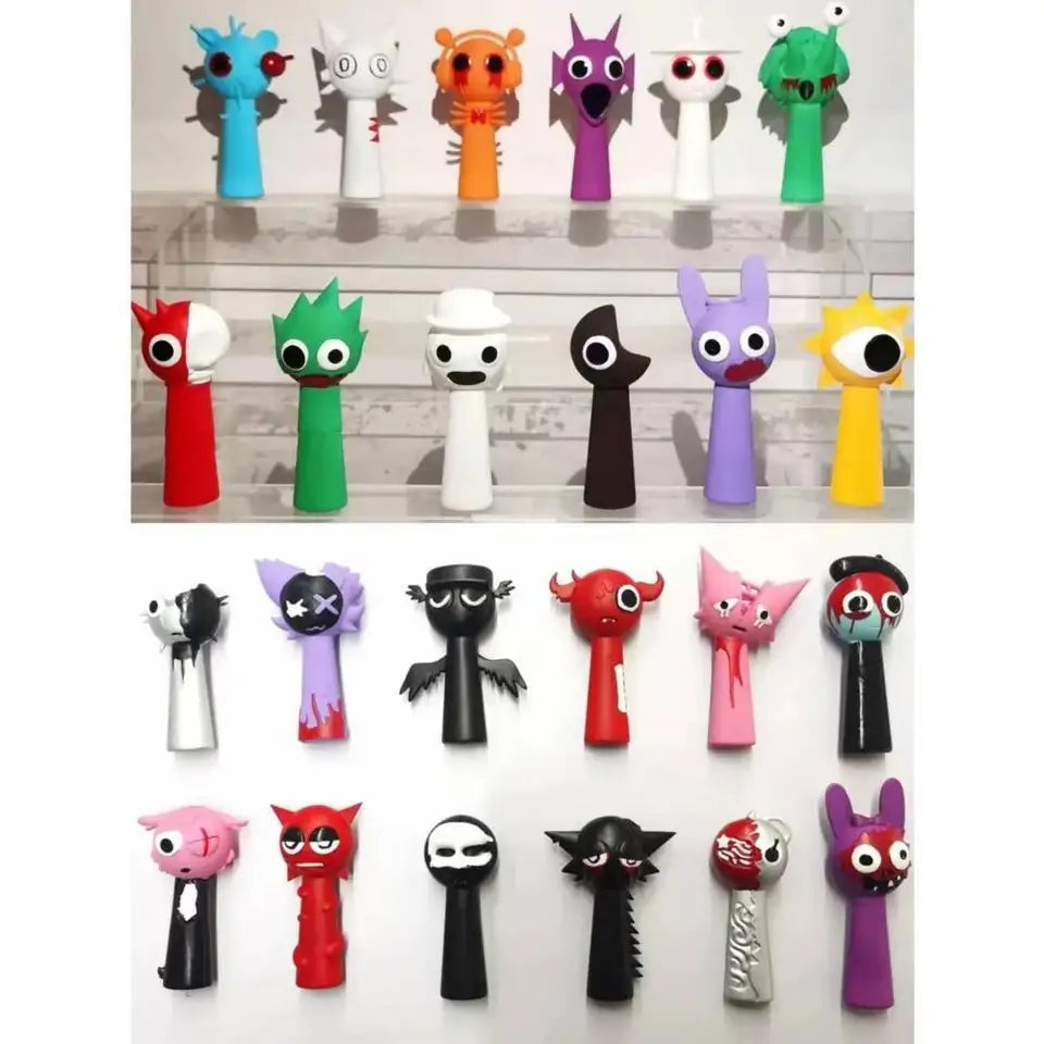 Sprunki Figures Sprunki Toy Figura Sprunki Figurines Oren Wenda Italian Brainrot Figure Toy Ornament Birthday Christmas Gift