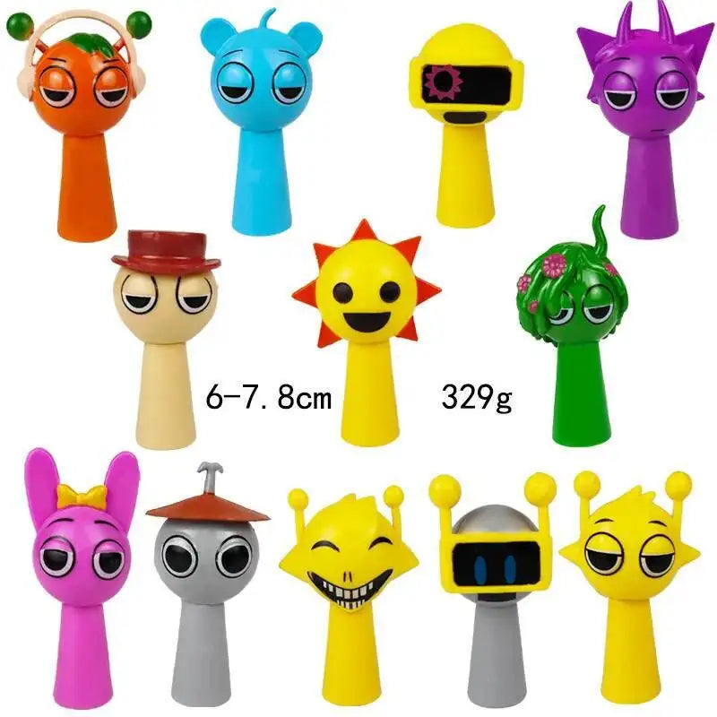 Sprunki Figures Sprunki Toy Figura Sprunki Figurines Oren Wenda Italian Brainrot Figure Toy Ornament Birthday Christmas Gift
