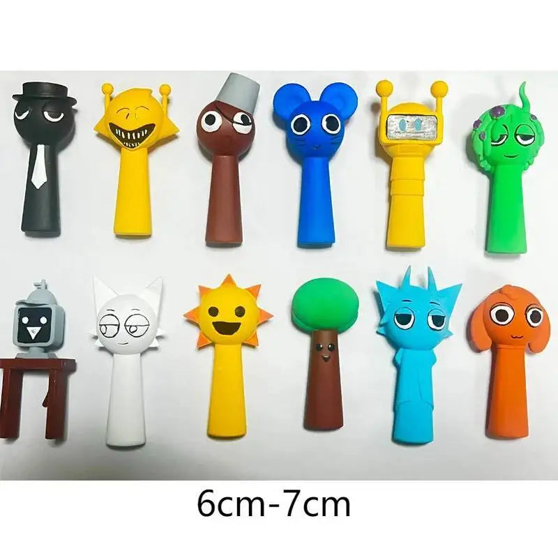 Sprunki Figures Sprunki Toy Figura Sprunki Figurines Oren Wenda Italian Brainrot Figure Toy Ornament Birthday Christmas Gift