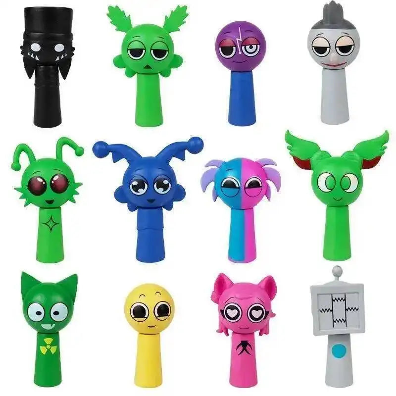 Sprunki Figures Sprunki Toy Figura Sprunki Figurines Oren Wenda Italian Brainrot Figure Toy Ornament Birthday Christmas Gift