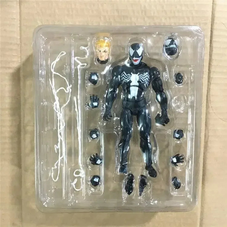 Mafex 088 Spider-Man Venom Comic Ver. Re-Release Action Figure Anime The Amazing Spiderman Collectible Toys Gifts