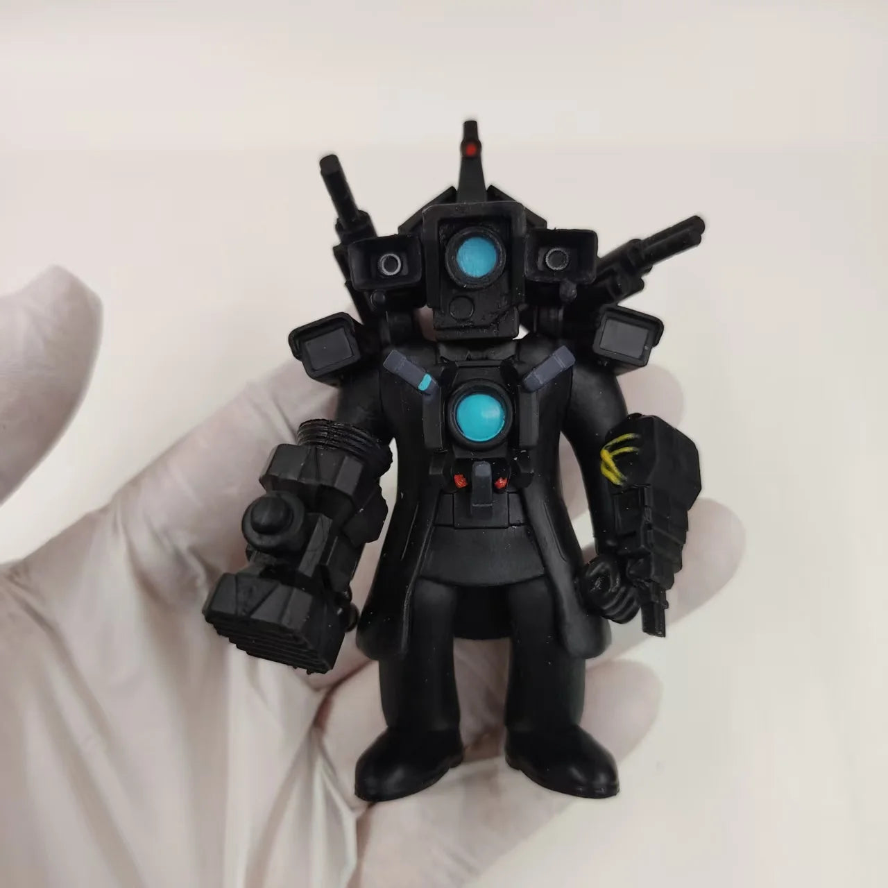 Original Skibidi Toilet Man Toy Monitor Man Titan Speaker Man Titan TV Man PVC Action Figure Model Toys Collection Kid Doll Gift