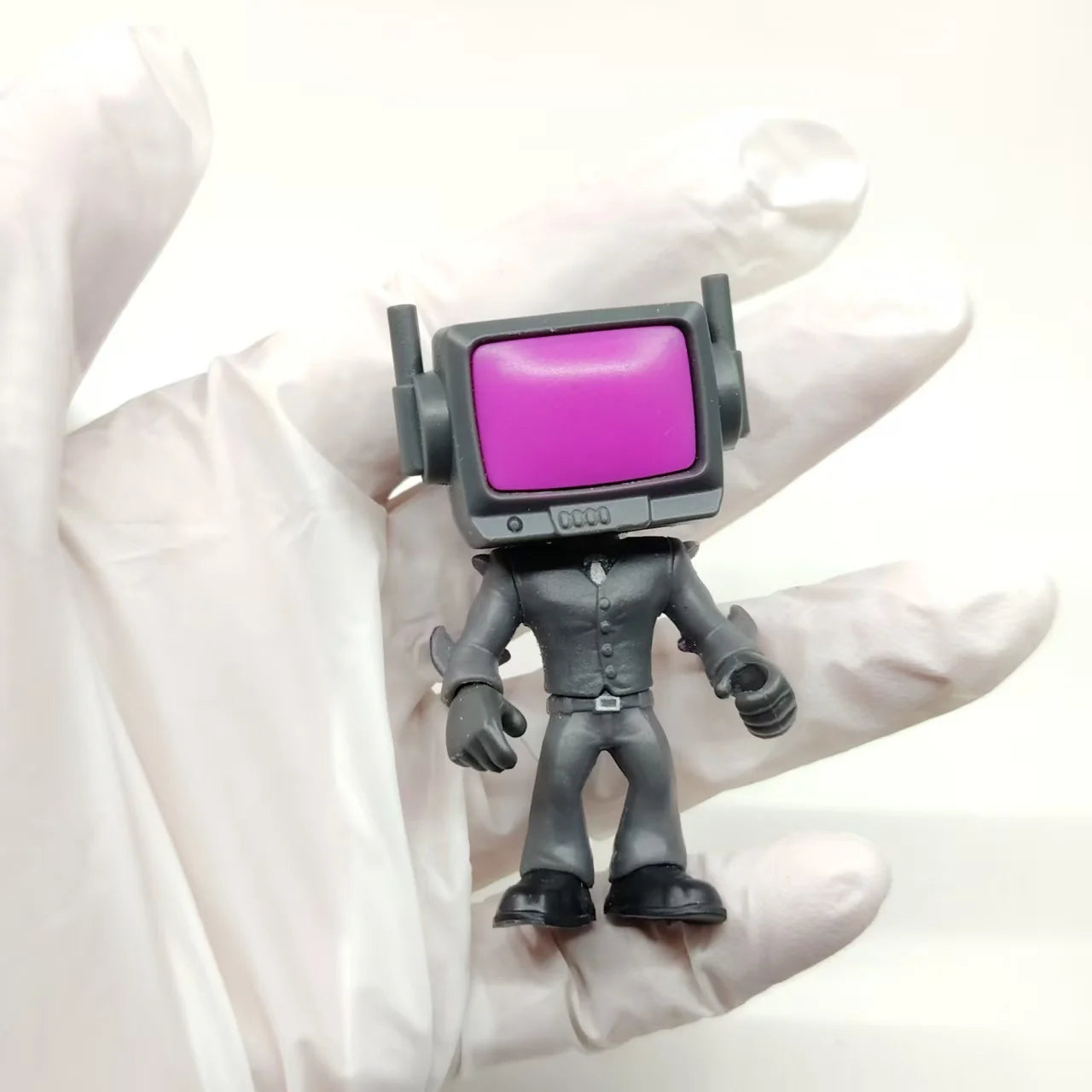 Original Skibidi Toilet Man Toy Monitor Man Titan Speaker Man Titan TV Man PVC Action Figure Model Toys Collection Kid Doll Gift