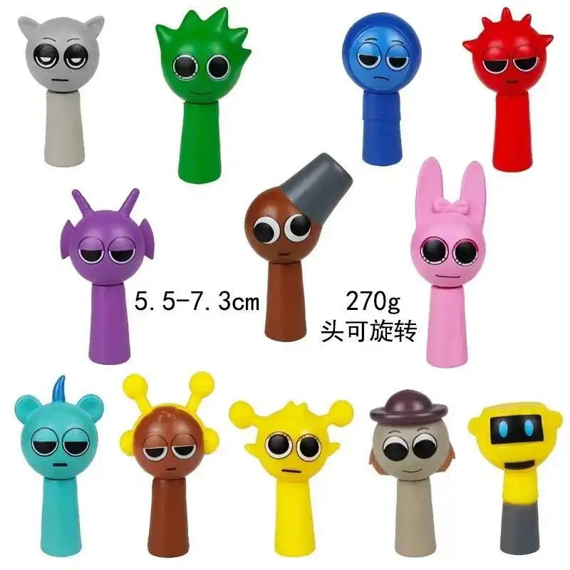 Sprunki Figures Sprunki Toy Figura Sprunki Figurines Oren Wenda Italian Brainrot Figure Toy Ornament Birthday Christmas Gift