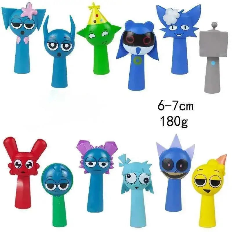 Sprunki Figures Sprunki Toy Figura Sprunki Figurines Oren Wenda Italian Brainrot Figure Toy Ornament Birthday Christmas Gift