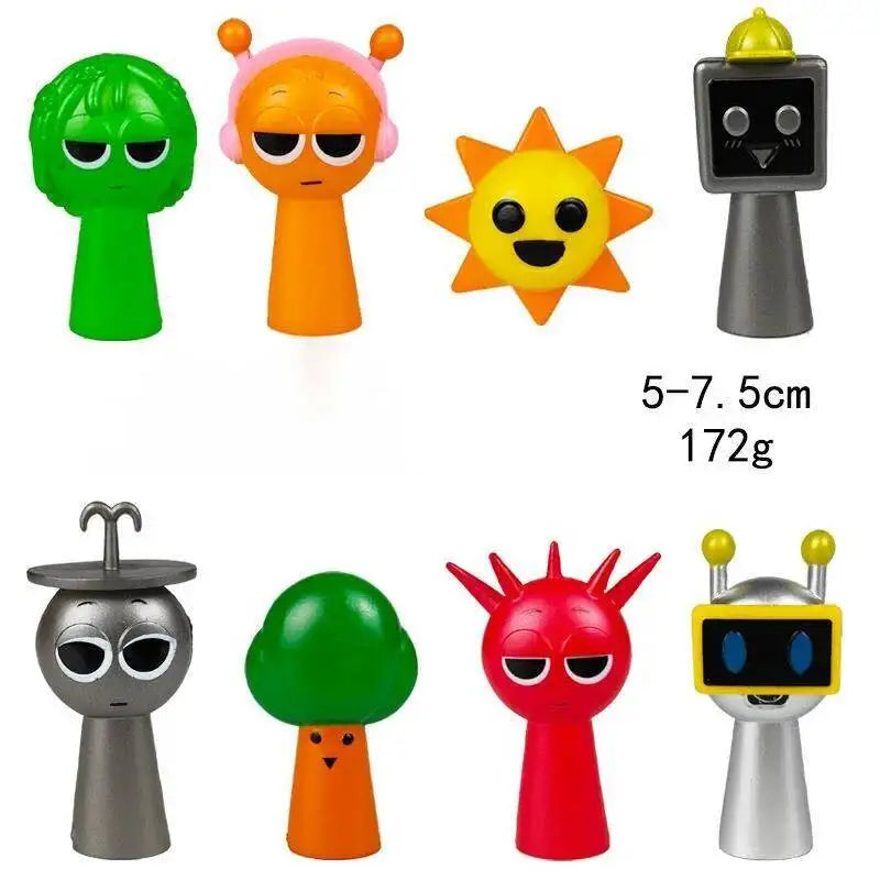 Sprunki Figures Sprunki Toy Figura Sprunki Figurines Oren Wenda Italian Brainrot Figure Toy Ornament Birthday Christmas Gift