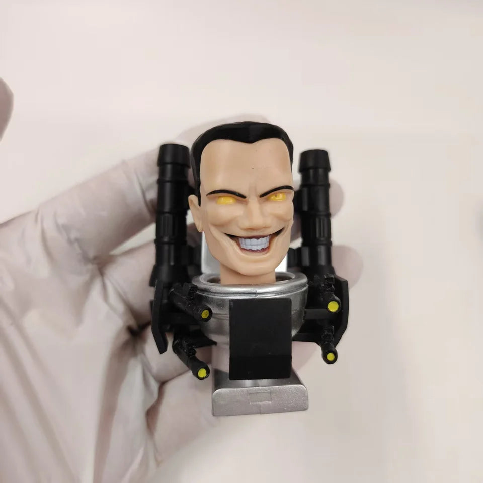 Original Skibidi Toilet Man Toy Monitor Man Titan Speaker Man Titan TV Man PVC Action Figure Model Toys Collection Kid Doll Gift