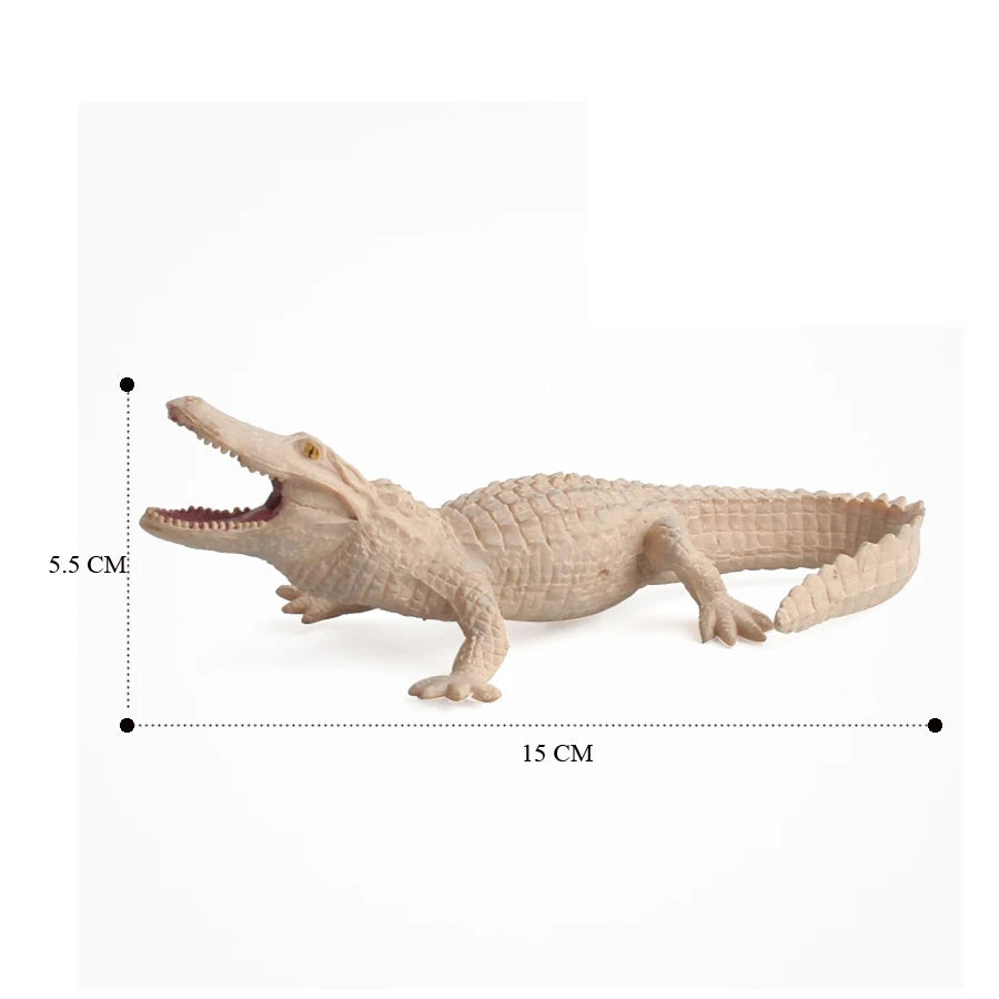 Realistic Plastic Alligator Sarcosuchus Boar Croc Crocodile Wild Animal Model Toy Figurines Party Favors Cake Toppers For Kids